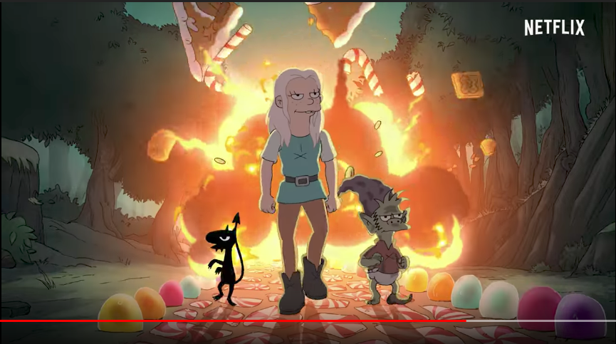 (Des)encanto DESENHO TIPO SIMPSONS DA @NetflixBrasil ? TRAILER OFICIAL