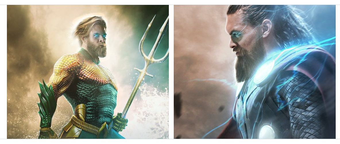 Aquaman e Thor trocam de lugar