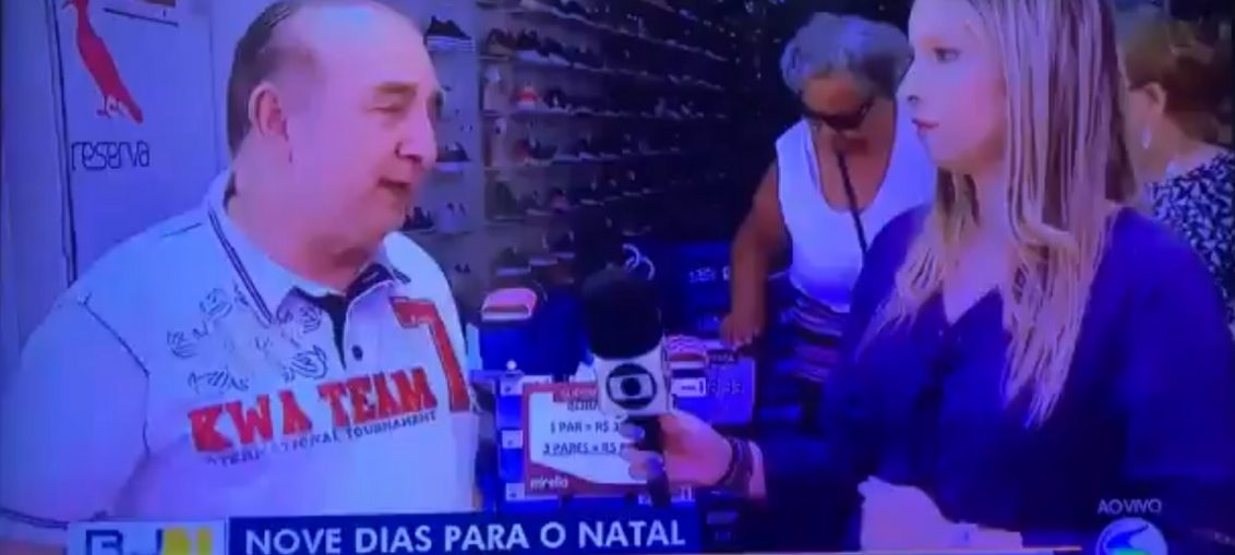 Repórter da Globo Passa mal e desmaia ao vivo durante entrevista