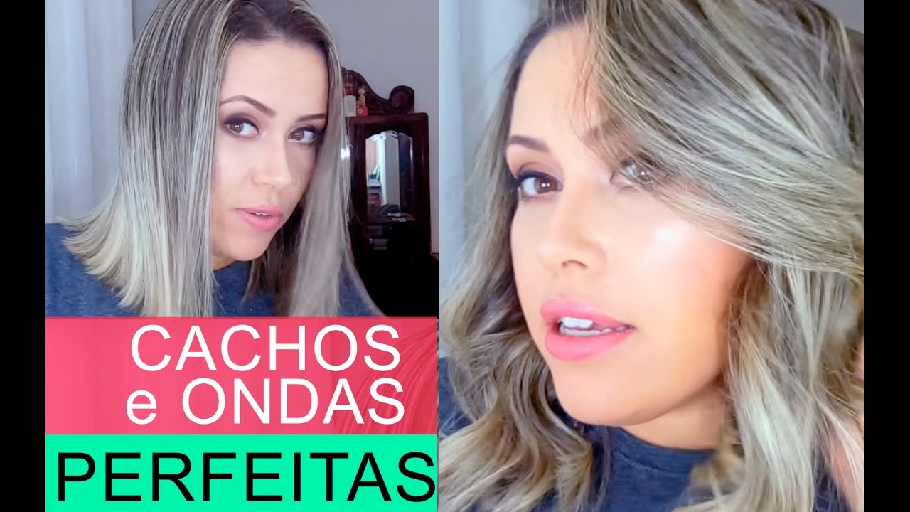 Tutorial Como fazer Cachos e efeito fitagem ondulado com chapinha (Prancha) cabelos curtos BABYLISS