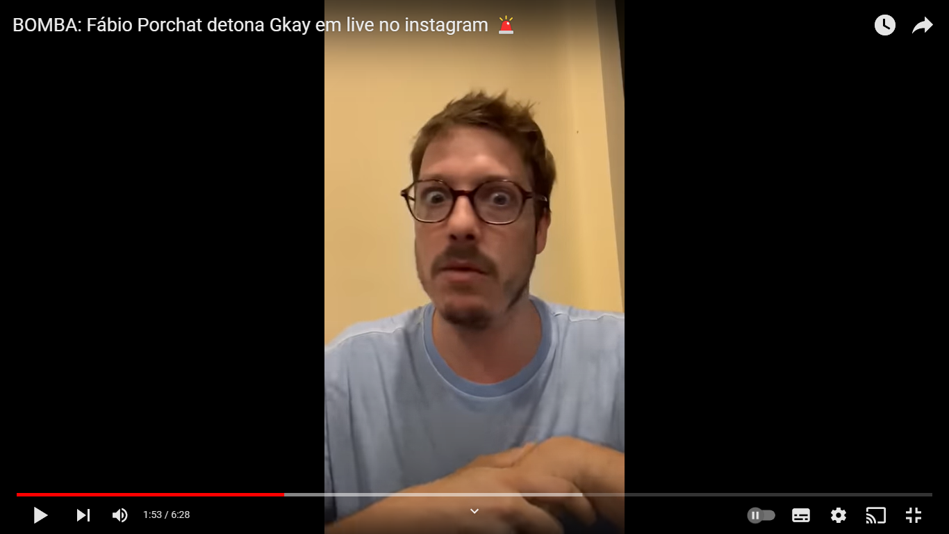 Fábio porchat Piada Genocida | GKAY APÓS PIADAS DE JAIR MESSIAS BOLSONÁRO COM MORTE, FÁBIO PORCHAT SE JUSTIFICA BOMBA: Fábio Porchat detona Gkay em live no instagram e justifica piada com morte 🚨