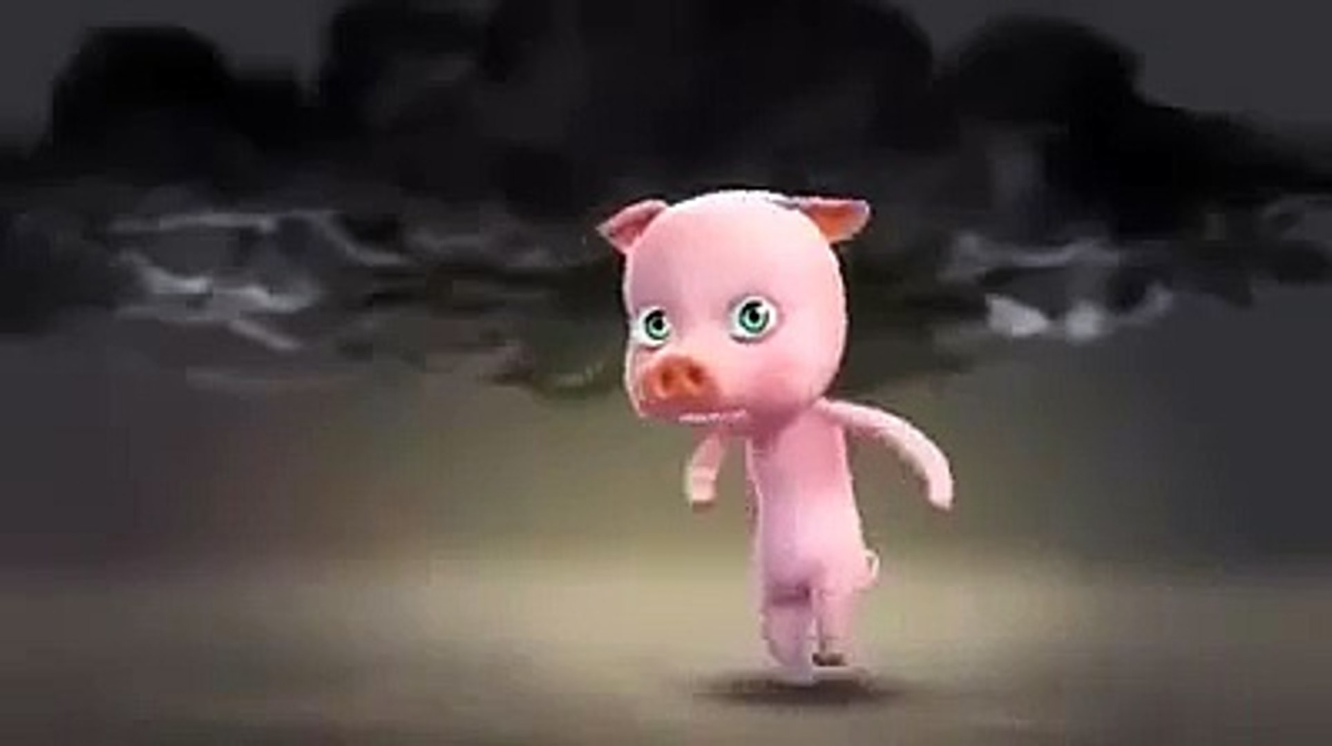 Porquinho simpático cantando Anteontem fez frio ontionti fez fri