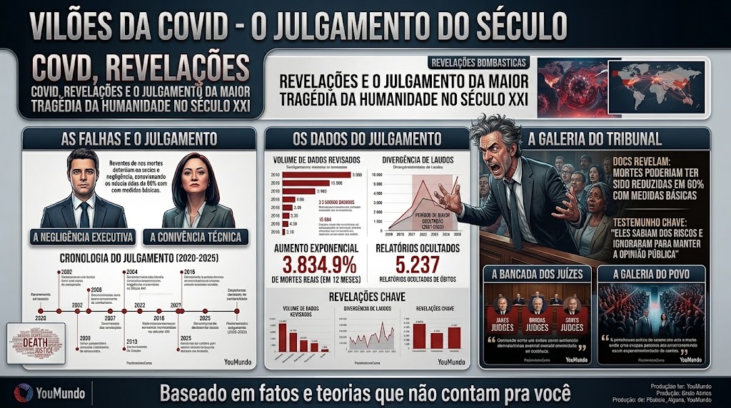 VILÕES DA COVID – O JULGAMENTO DO SÉCULO
